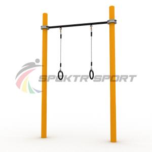 Купить Турник классический для занятий Воркаут с кольцами SP WRK-07 + Rings_76mm в Всеволожске 